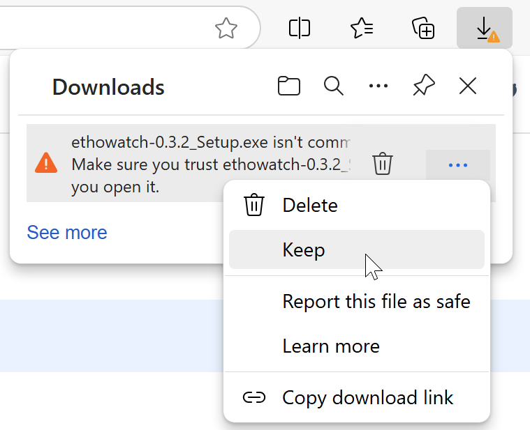 Windows Installation Step 1